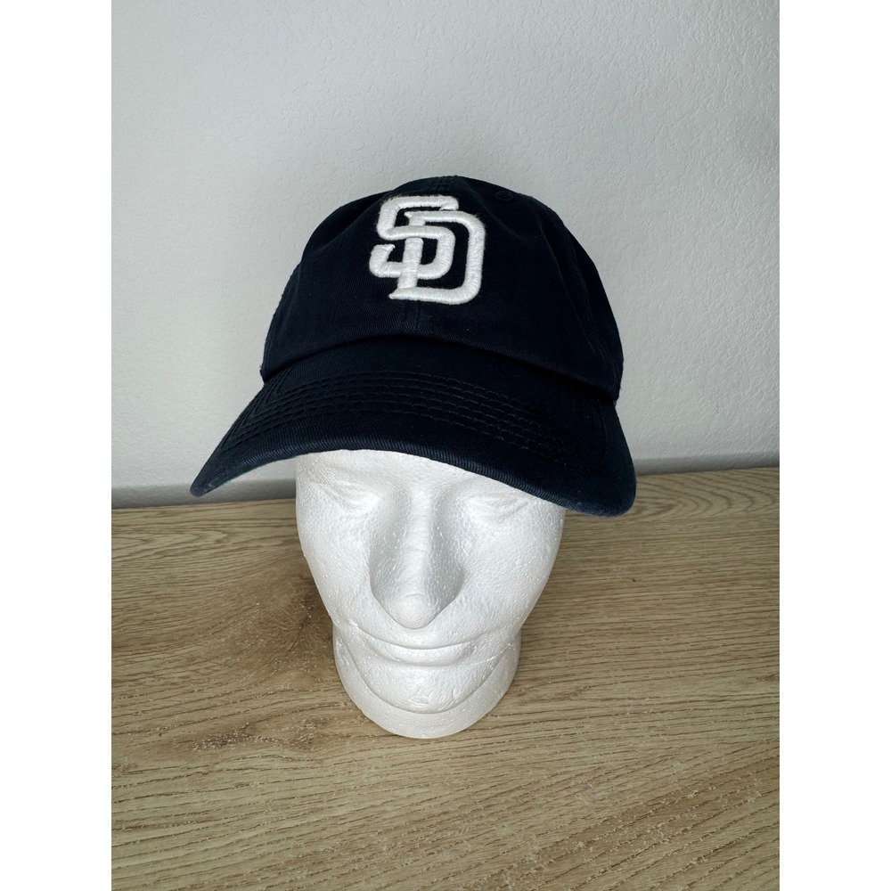 47 Brand San Diego Padres MLB Franchise Hat Navy Blue Green Bottom‎ Size Medium